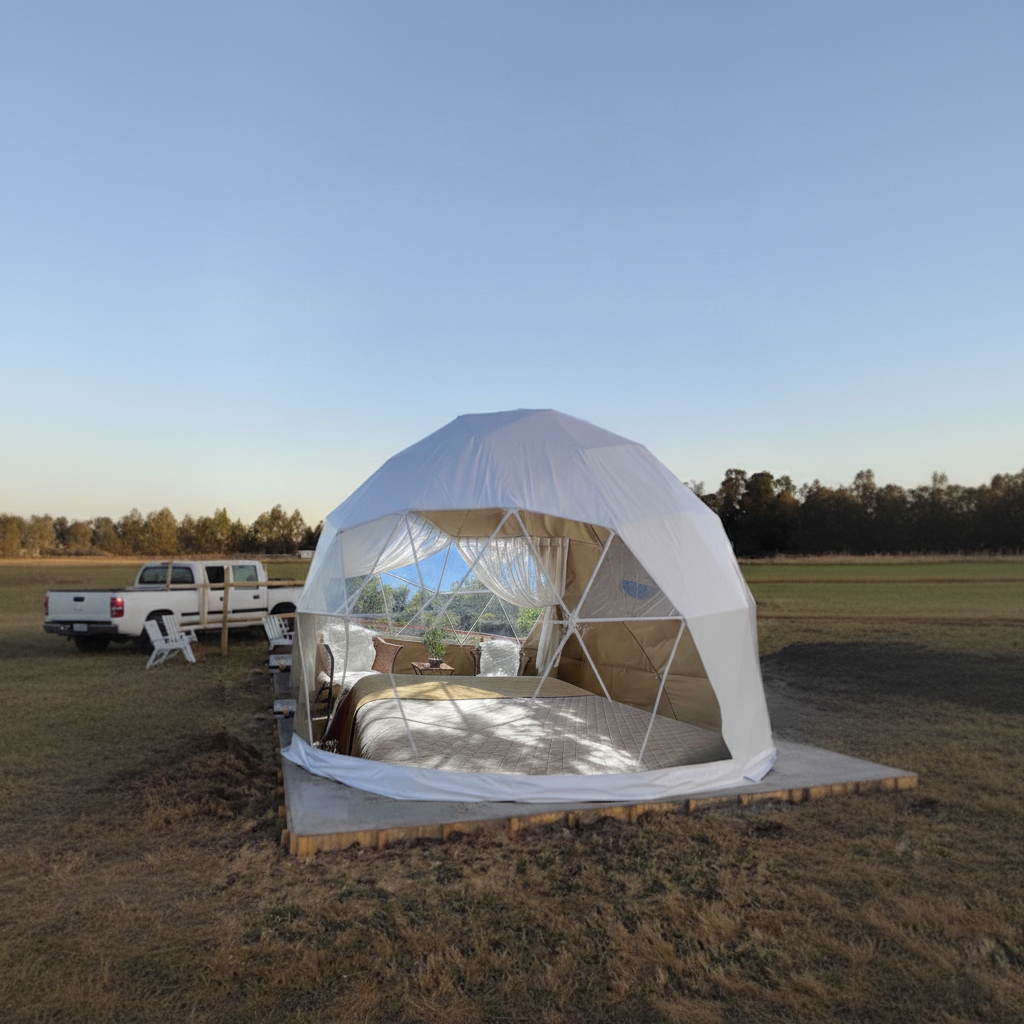 Estructura de domo geodésico